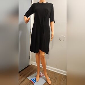 Elegant Black Midi Dress